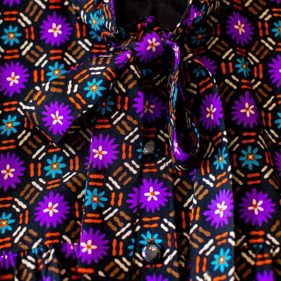 Saint Laurent Geo Motif Tunic Dress - Picture 12 of 16